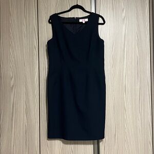 Chic Navy Sleeveless Midi Dress